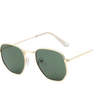 Lunettes Tumblr vert et or