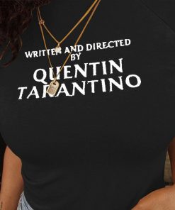 t-shirt written and directed by quentin tarantino noir
