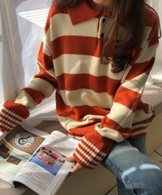 Pull Vintage - Rayures