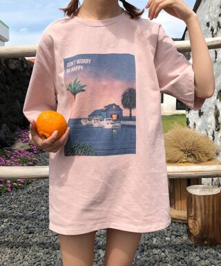 T-shirt tumblr don't warry be happy