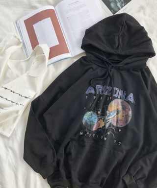 Sweat Grunge Arizona de couleur noir