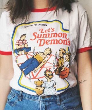 T-shirt - Let's summon demons