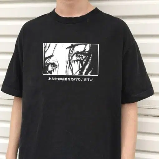 T-shirt japonais style grunge