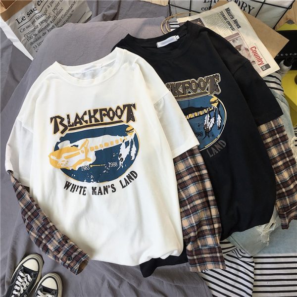 T-shirt grunge Blackfoot
