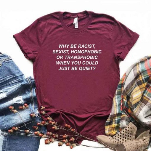T-shirt LGBT Why be transphobic ?
