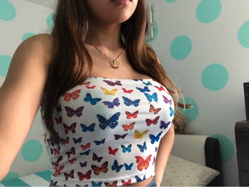 Crop top Aesthetic - Papillons photo review