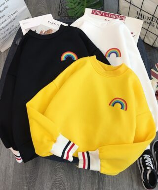 Pull aesthetic arc en ciel
