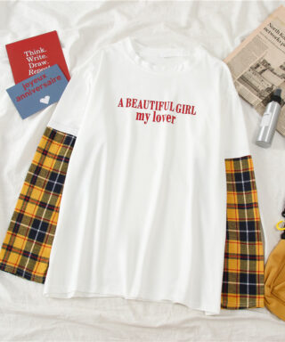 Tee shirt blanc a beautiful girl