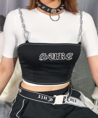 Brassière grunge sure