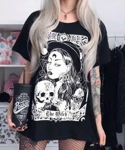 T-shirt gothique - Sorcière