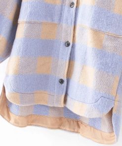 Manteau vintage à carreaux - Bi couleurs