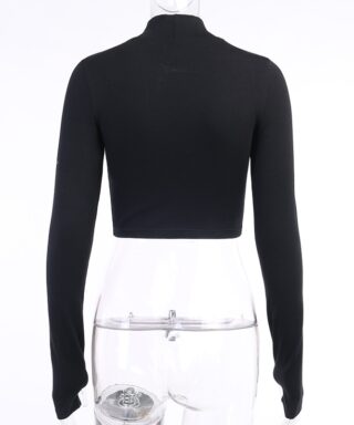 Crop top moulant - Gothique Blessed
