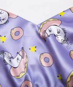 Pyjama kawaii - Licornes et donuts