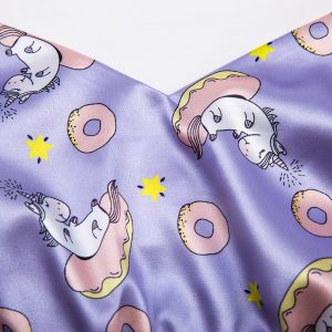 Pyjama kawaii - Licornes et donuts