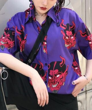 Chemise yakuza - Diable rouge