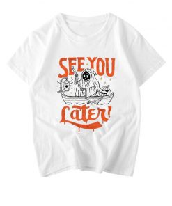 T-shirt See you later blanc