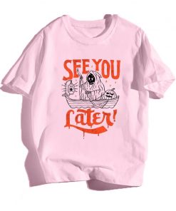 T-shirt grunge femme - See you later rose