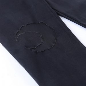 Pantalon noir moulant - Lune