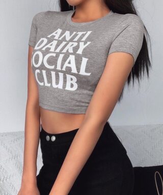 Crop top e-girl - Anti dairy social club