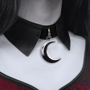 Collier gothique noir - Luna
