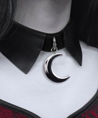 Collier gothique noir - Luna