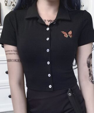 Chemise grunge - Papillon