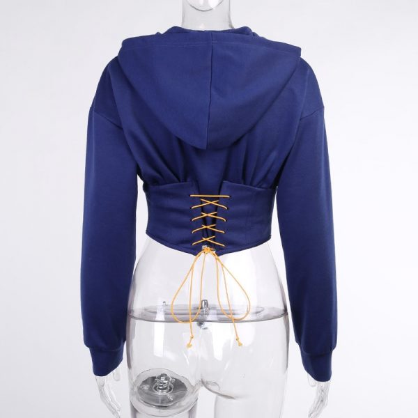 Sweat corset bleu - Nice