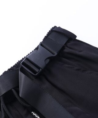 Pantalon gothique à sangle - Large sangle