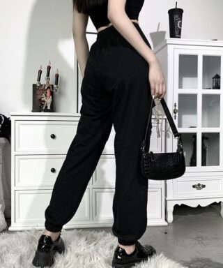 Jogging troué gothique - Satan