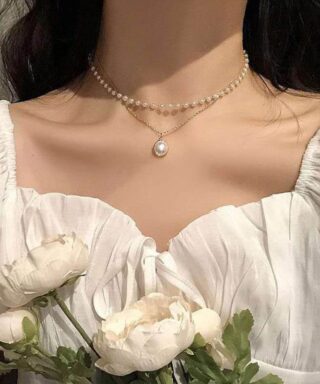 Collier de perle - Or