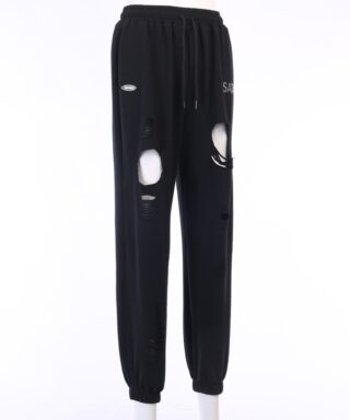 Jogging troué gothique - Satan