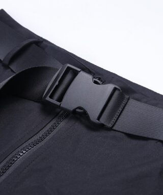 Jogging streetwear noir - Lanière