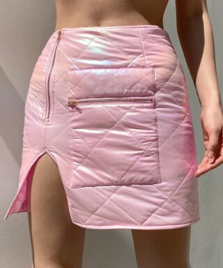 Jupe matelassé - Pink