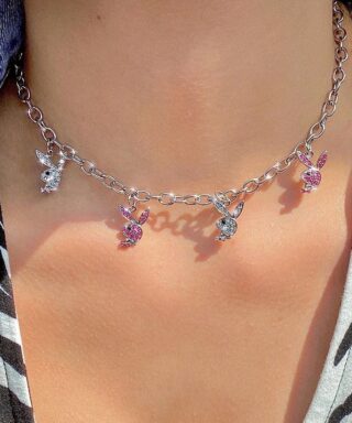 Collier simple - Lapin