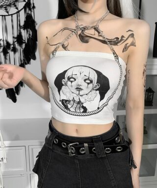 Crop top punk - Clown