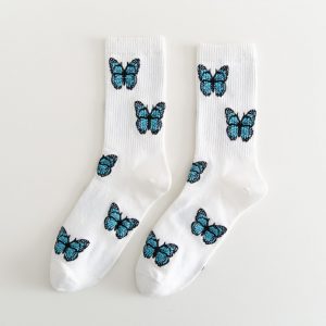 Chaussettes papillons - Harajuku