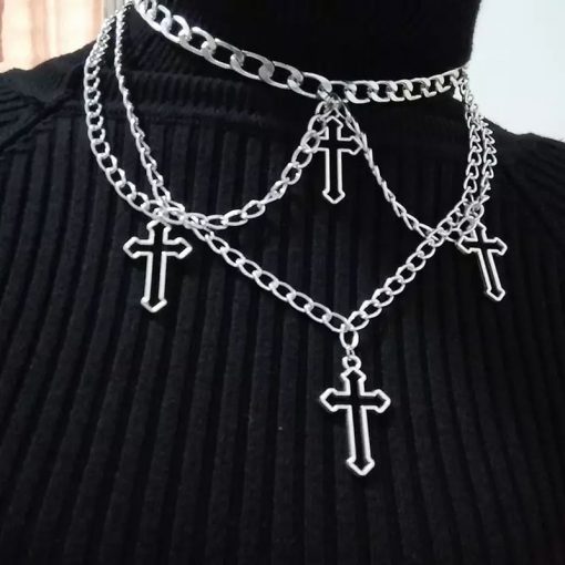 Collier crucifix - Gothique