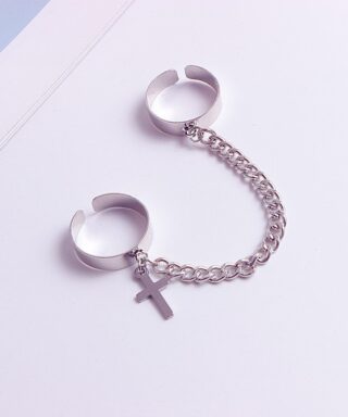 Bague en deux parties - Argent