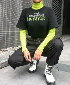 T-shirt fluo - Psycho