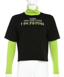 T-shirt fluo - Psycho