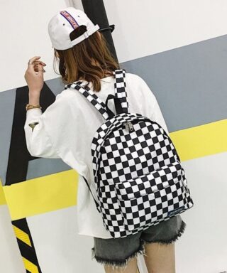 Sac à dos egirl - Carreaux