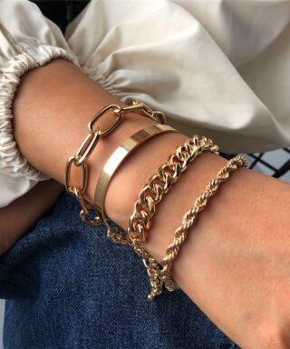 Bracelet baddies - Or