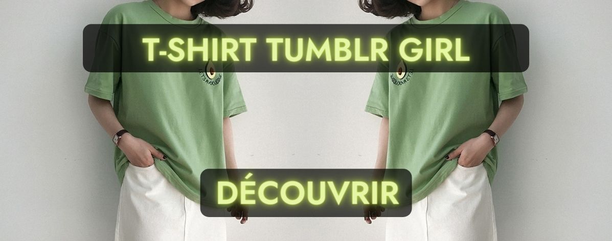 T-shirt tumblr girl vert
