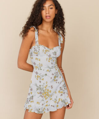 Robe cintrée - Fleurs